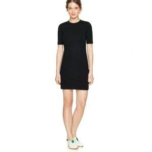 Sunday Best Aritzia Women 6 Black Bodycon Mini Dress Back Zip Minimalist Chic